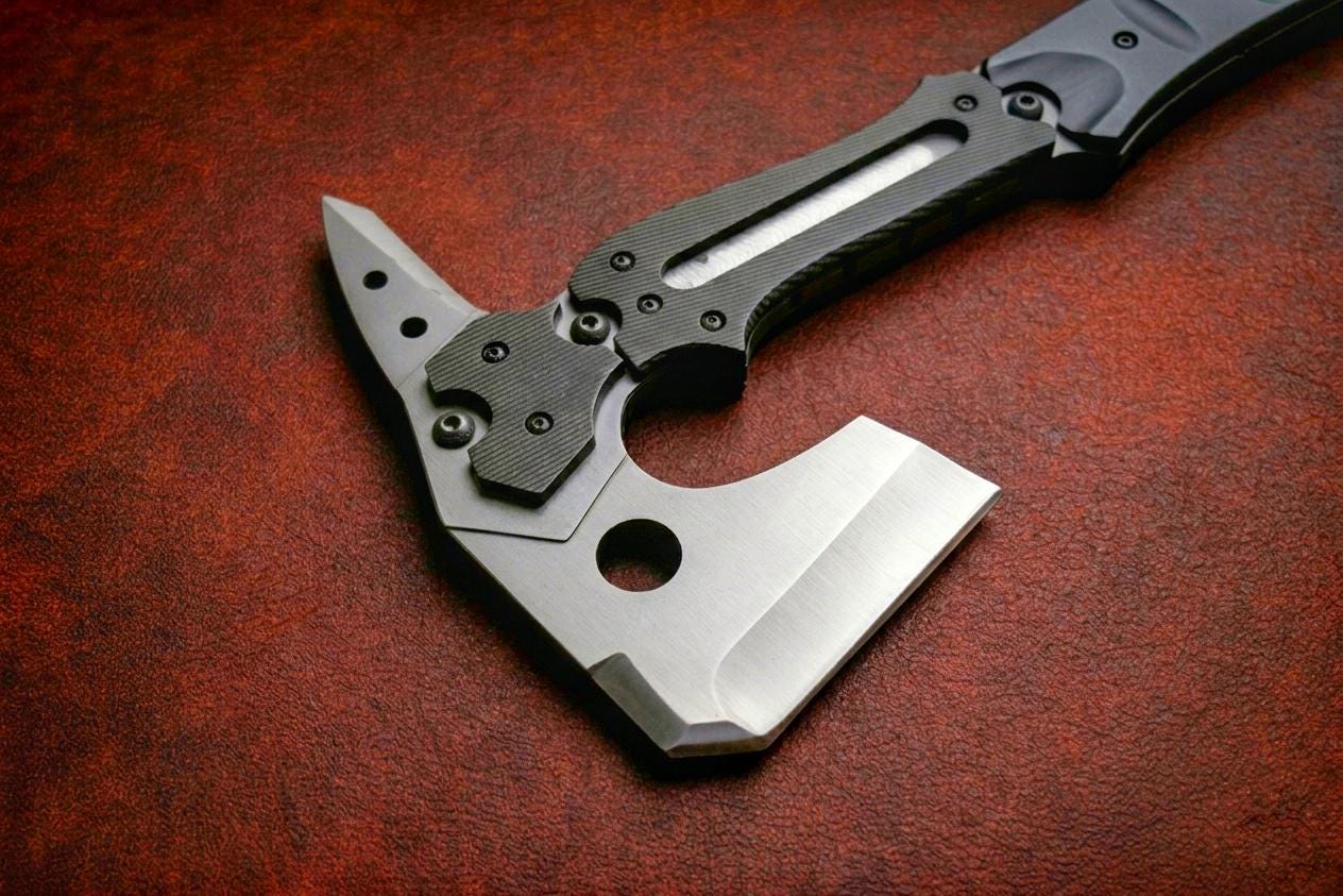 Handmade Resident Evil Requiem Upgraded Leon Kennedy Axe With