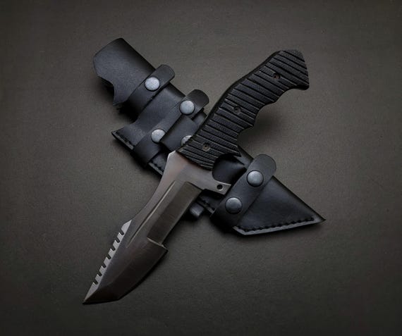 Tom Brown Tracker Knife, Handmade Full Tang Fixed Blade Hunting Knife, Gift for him