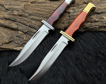 Handmade Scream 4 Replica Knife: Stainless Steel Blade, Leather Sheath