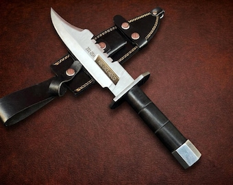 Handmade Resident Evil Code Veronica Knife | Claire Redfield D2 Steel Survival Blade