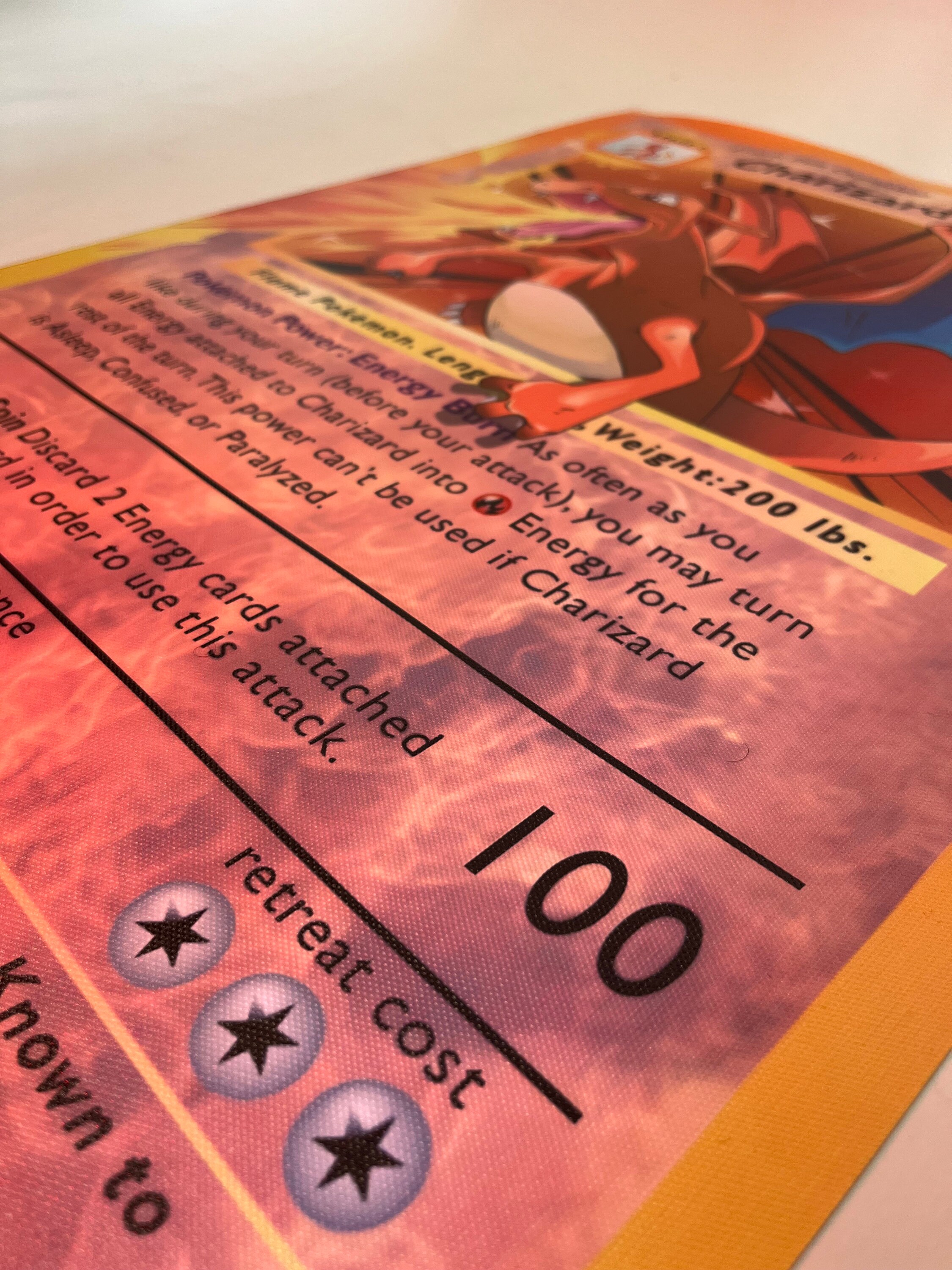 charizard pokemon card poster Pokemon Charizard Card Metal Poster Metal Poster Anime Town Creations