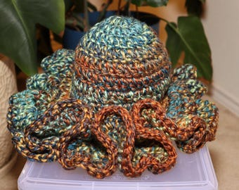 Handmade Crochet Ruffle Bucket Hat - Wool Blend| Crochet  display picture 1