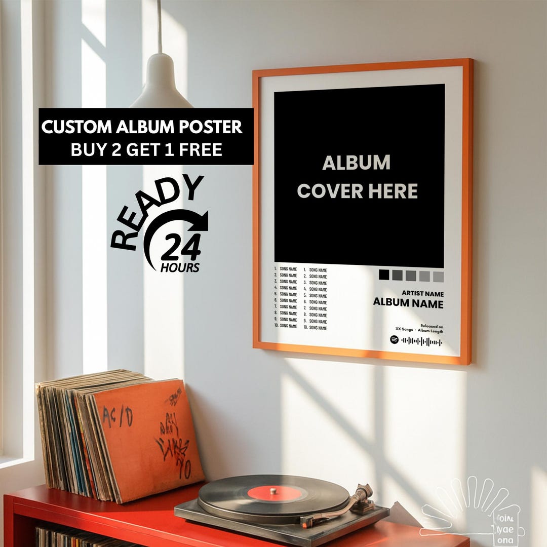 Custom Album Poster | Choose Your Own Album Poster, Album Cover Poster ...