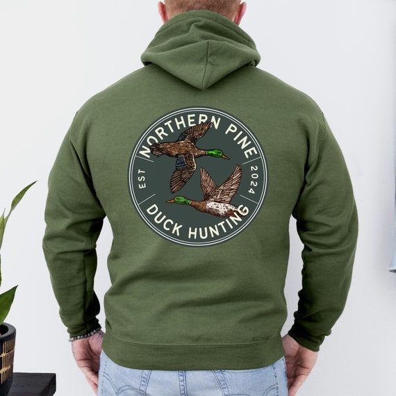 Mallard Duck Hunting Hoodie Wetland Hunting Hoodie Waterfowl