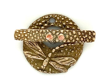 Bronze Dragonfly Toggle