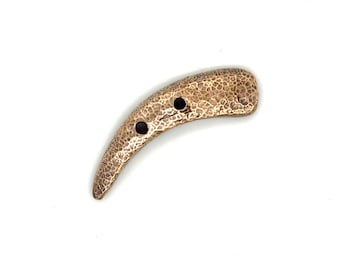 Bronze Claw Toggle Button Clasp