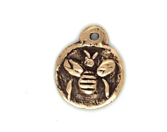 Bronze Bee Charm (15x17mm)