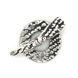 Sterling Silver Ancient Script Toggle image 3