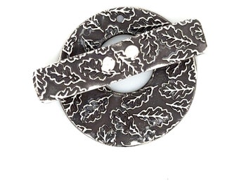 October Sterling Silver Toggle Clasp