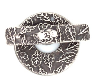 October Sterling Silver Toggle Clasp
