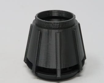 Emisor de Savi's Workshop inspirado en Darth Maul, color negro o plateado, impreso en 3D.