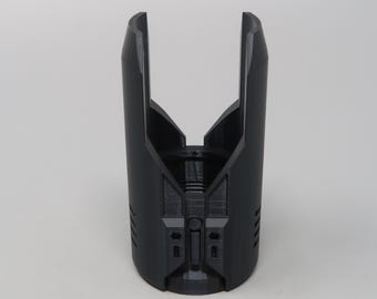 Emisor Savi Workshop inspirado en Fallen Order, color negro o plateado, impreso en 3D.