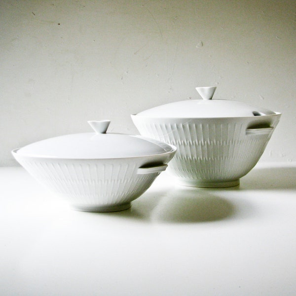 Hutschenreuther - Mid Century Modern Tureens - Apart Pattern - Simple and Elegant