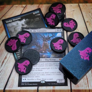 Slime Counter Set with case for Magic the Gathering (MTG) (set of 18)