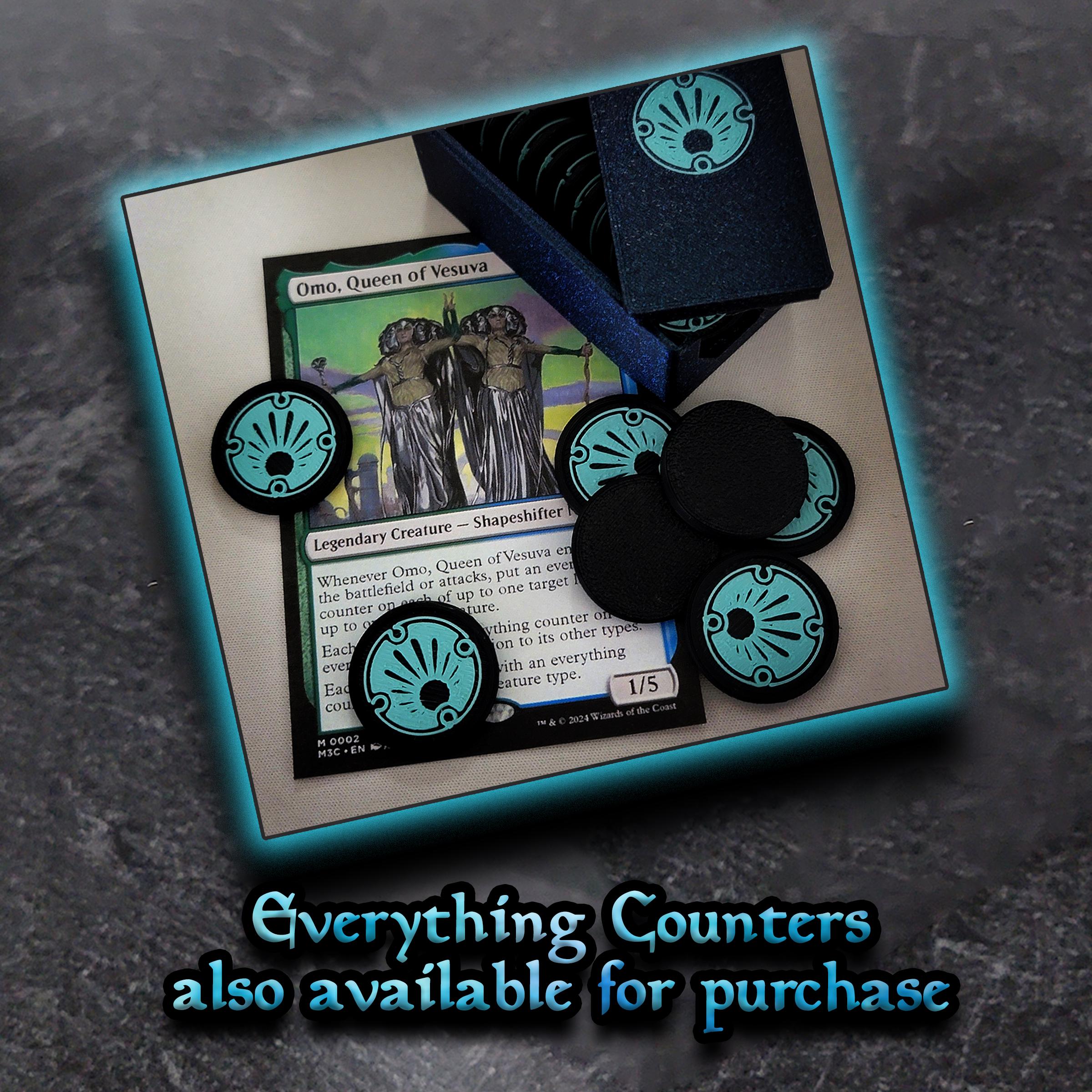 MTG Deckbox - Omo, Queen of Vesuva Themed Deckbox With Toploader