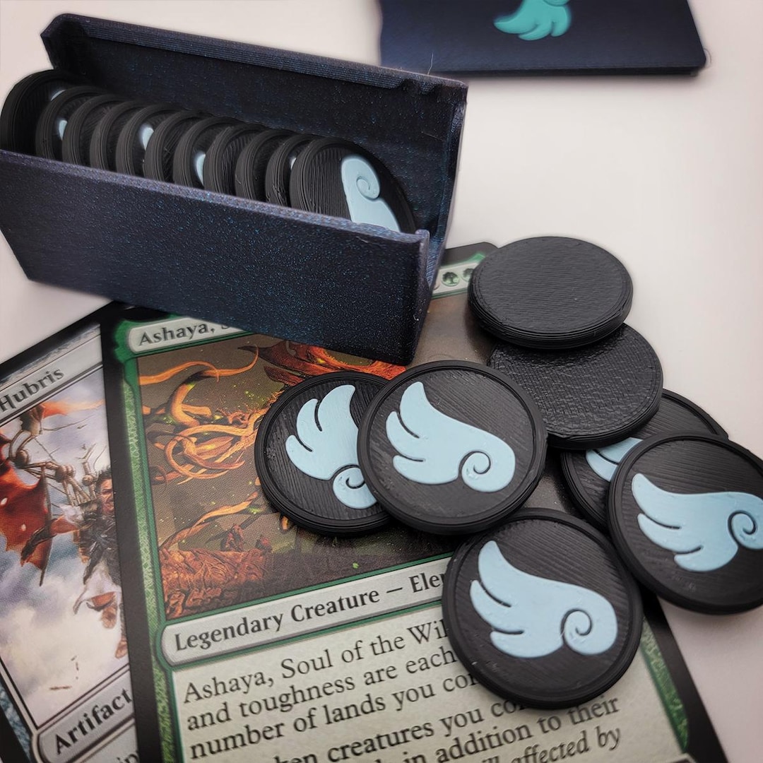Fly Card Counter Flying Counter Set With Case for Magic the Gathering (MTG) (set of 18 ...