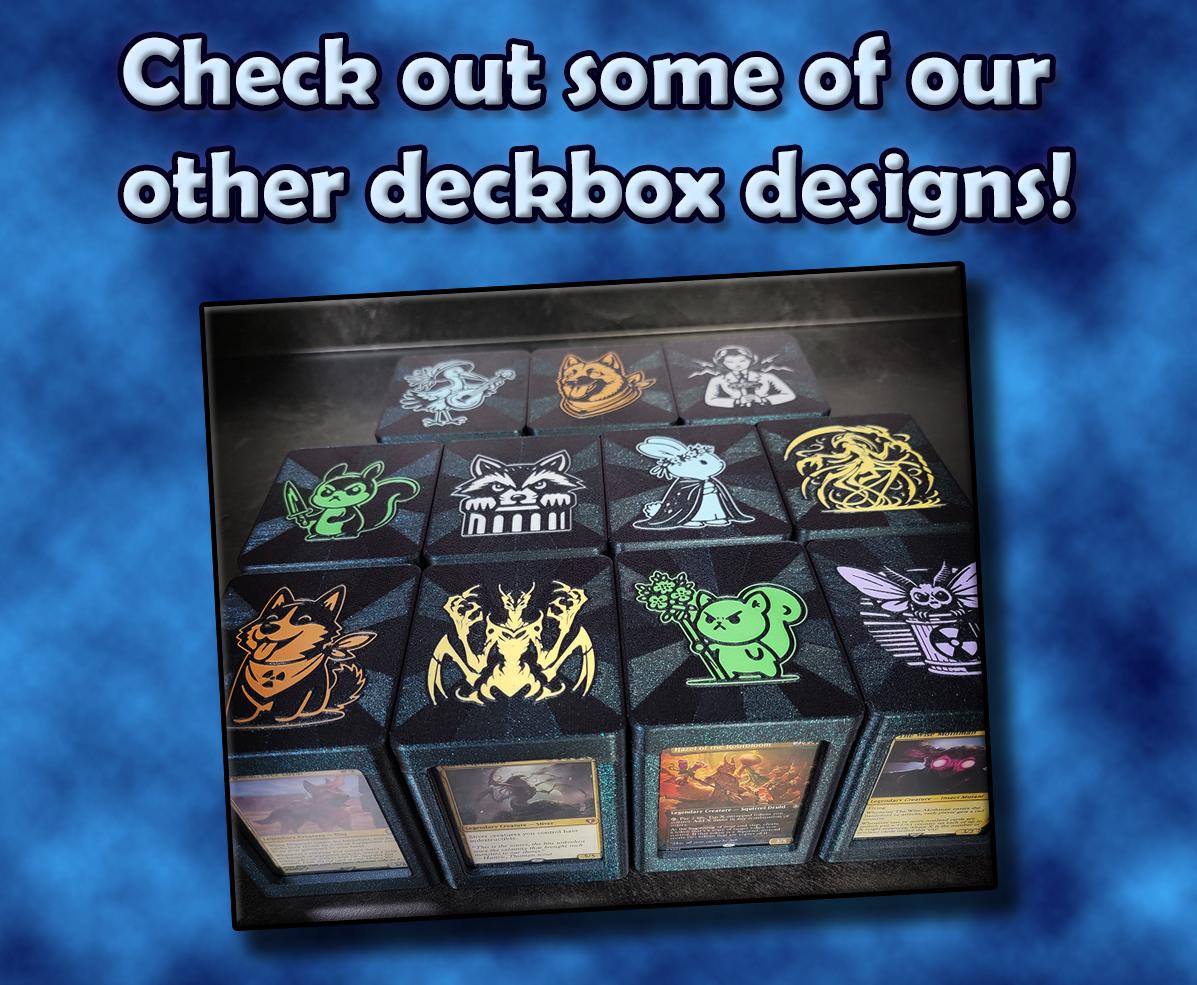 MTGデッキボックス - マジック：ザ・ギャザリング用トップローダー付き