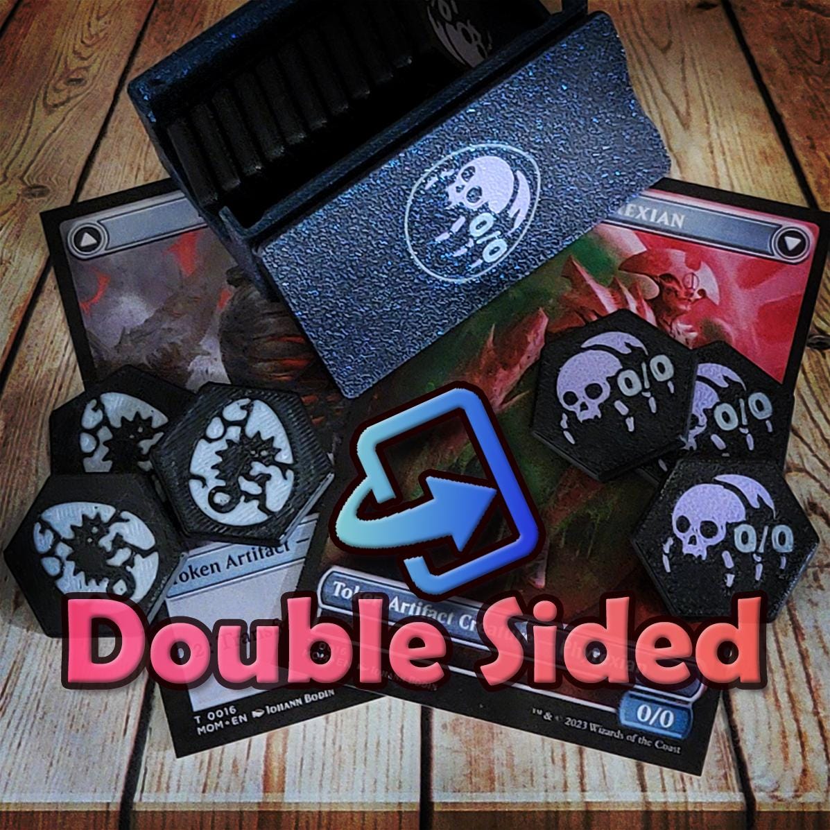 MTG Incubator Tokens: Double-sided Phyrexian Tokens With Case (set