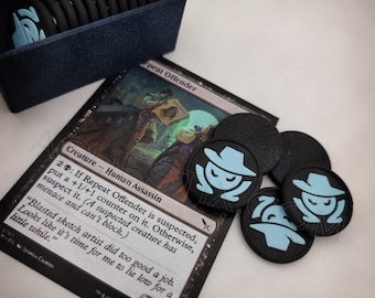 Suspect Counter Set with case for Magic the Gathering (MTG)