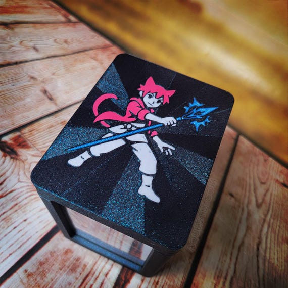 G&#39;raha Tia themed Deckbox Commander Deckbox with Toploader for MTG (Magic the Gathering) EDH Final Fantasy Deckbox