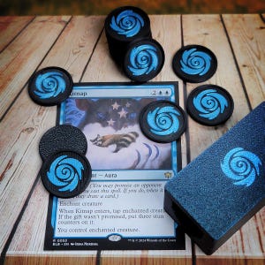 Stun Counter Set with case for Magic the Gathering (MTG) (set of 18)