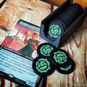 Cabbage Food Token Set with case for Magic the Gathering (MTG) (set of 18)