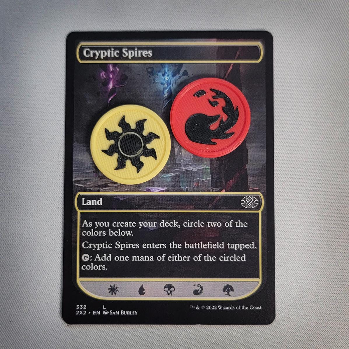 マジック：ザ・ギャザリング（MTG）用カラーマナトークン（ベルベット