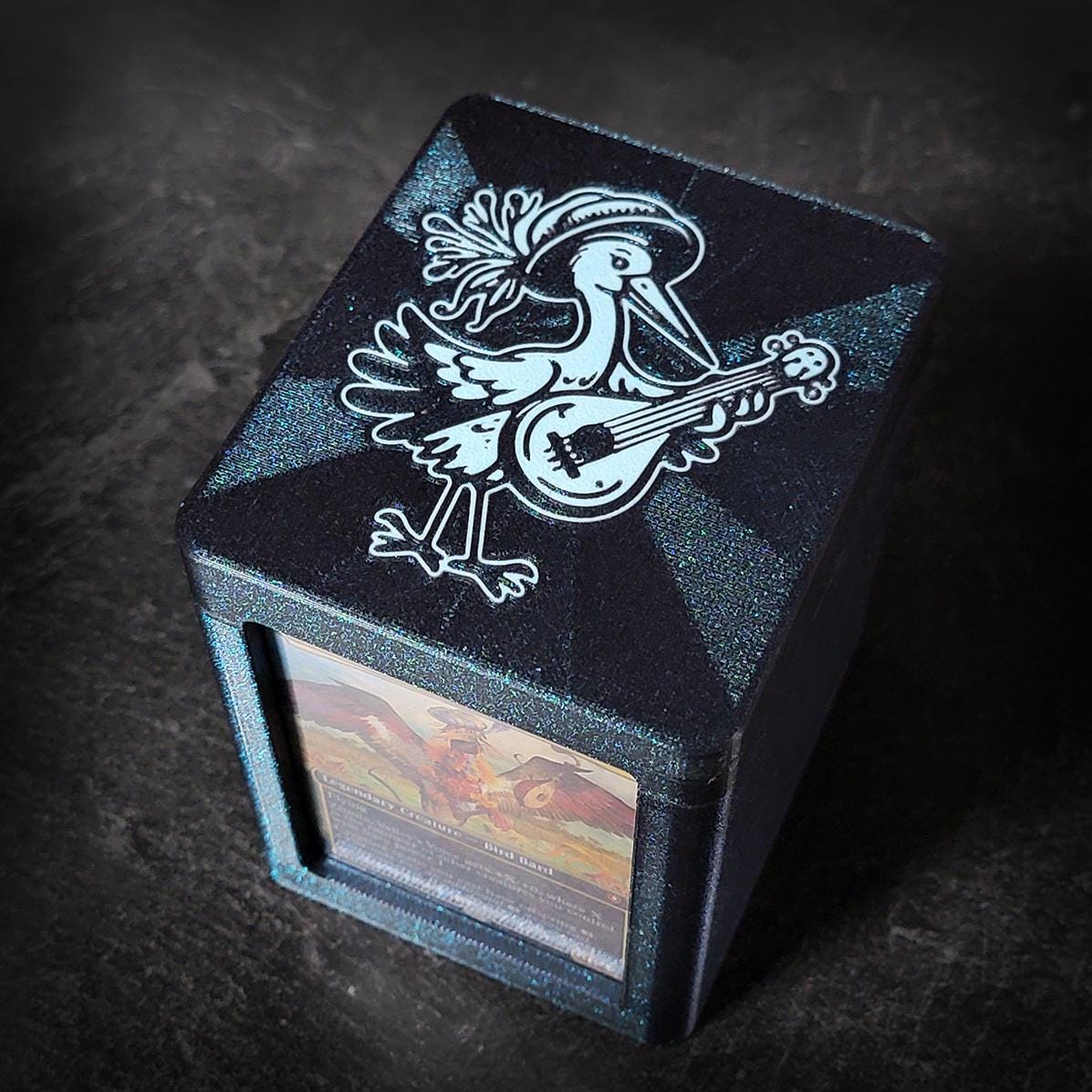 MTG Deckbox - Zinnia, Valley's Voice Themed Deckbox With Toploader