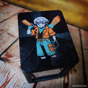 Hope Estheim themed Deckbox Commander Deckbox with Toploader for MTG (Magic the Gathering) EDH Final Fantasy Deckbox
