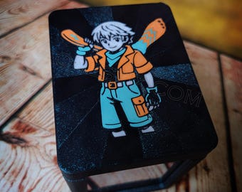 MTG Deckbox - Hope Estheim-tema Deckbox med toppmatare för Magic the Gathering - Final Fantasy Deckboxes