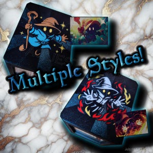 Vivi Ornitier inspired Deckbox Commander Deckbox with Toploader for MTG (Magic the Gathering) EDH Final Fantasy Deckbox