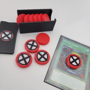 Yu-Gi-Oh! Zone Lock Tokens: Set of 10 in Red