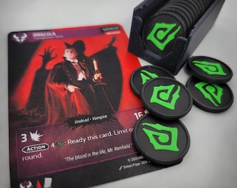 3Dプリントスピンダイヤルライフカウンター – MTG、ウォーハンマー
