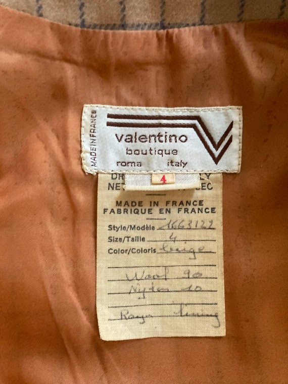 1970's Valentino Boutique wool two piece made in … - image 7