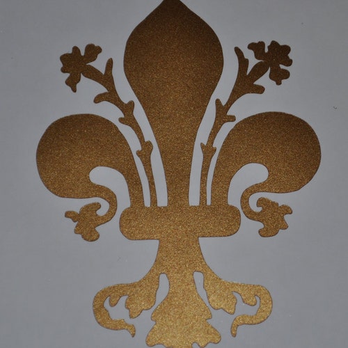 Florence Fleurdelys Medieval Copper Vinyl Decal Etsy