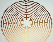 Chartres Cathedral labyrinth copper vinyl decal