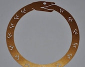 Ouroboros copper vinyl decal