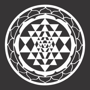 Sri Yantra Sacred Geometry Vinyl - Etsy