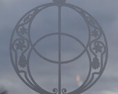 chalice well sacred geometry Vesica piscis etched glass vinyl decal