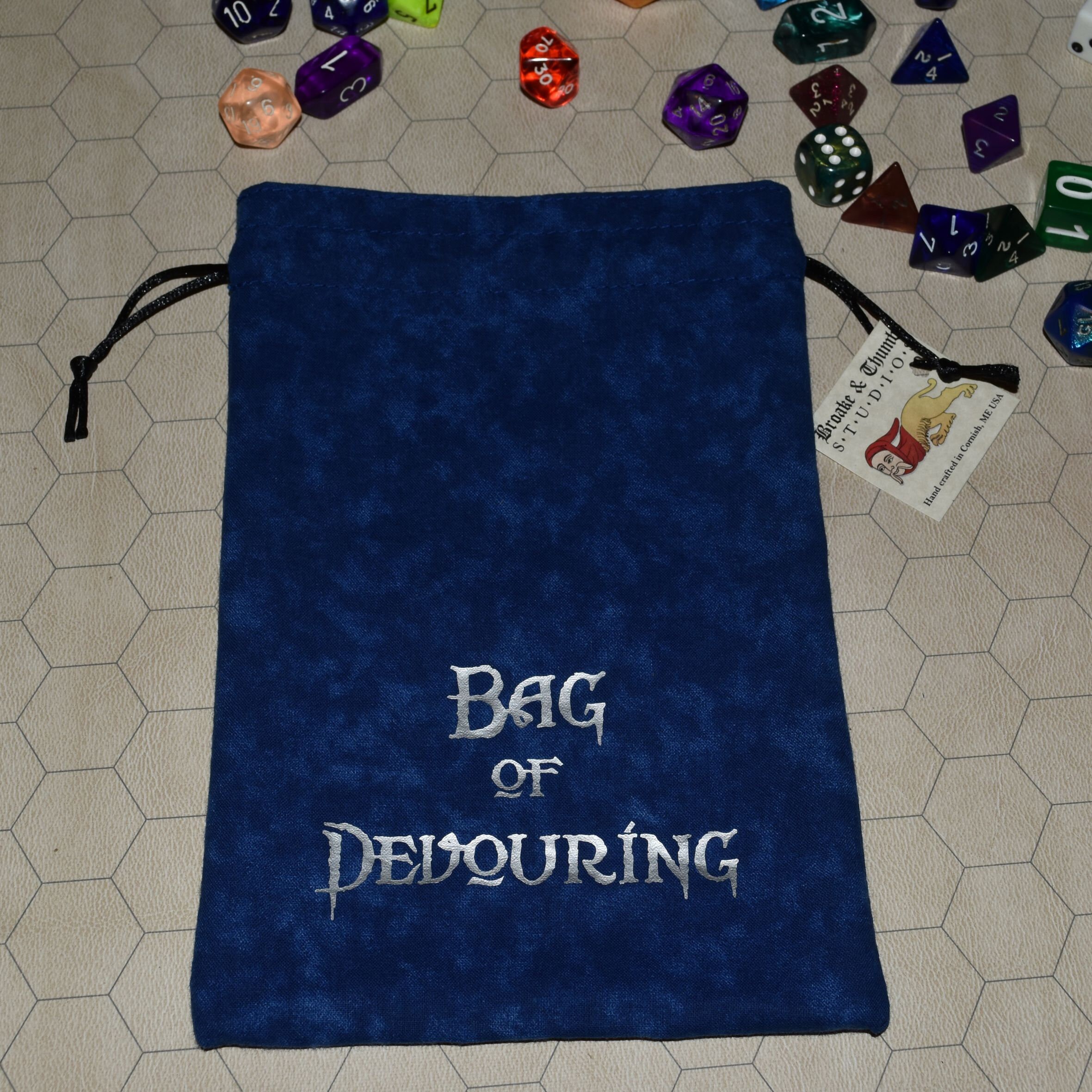 BAG of DEVOURING Dungeons and Dragons dice bag Etsy