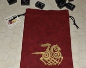 Viking Sleipnir goddess rune tarot dice bag