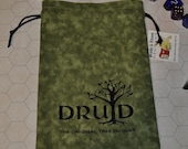 DRUID Dungeons and Dragons game dice bag