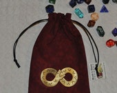 Ouroboros infinity snake rune dice bag