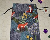 Fox Into the Woods tarot rune dice bag