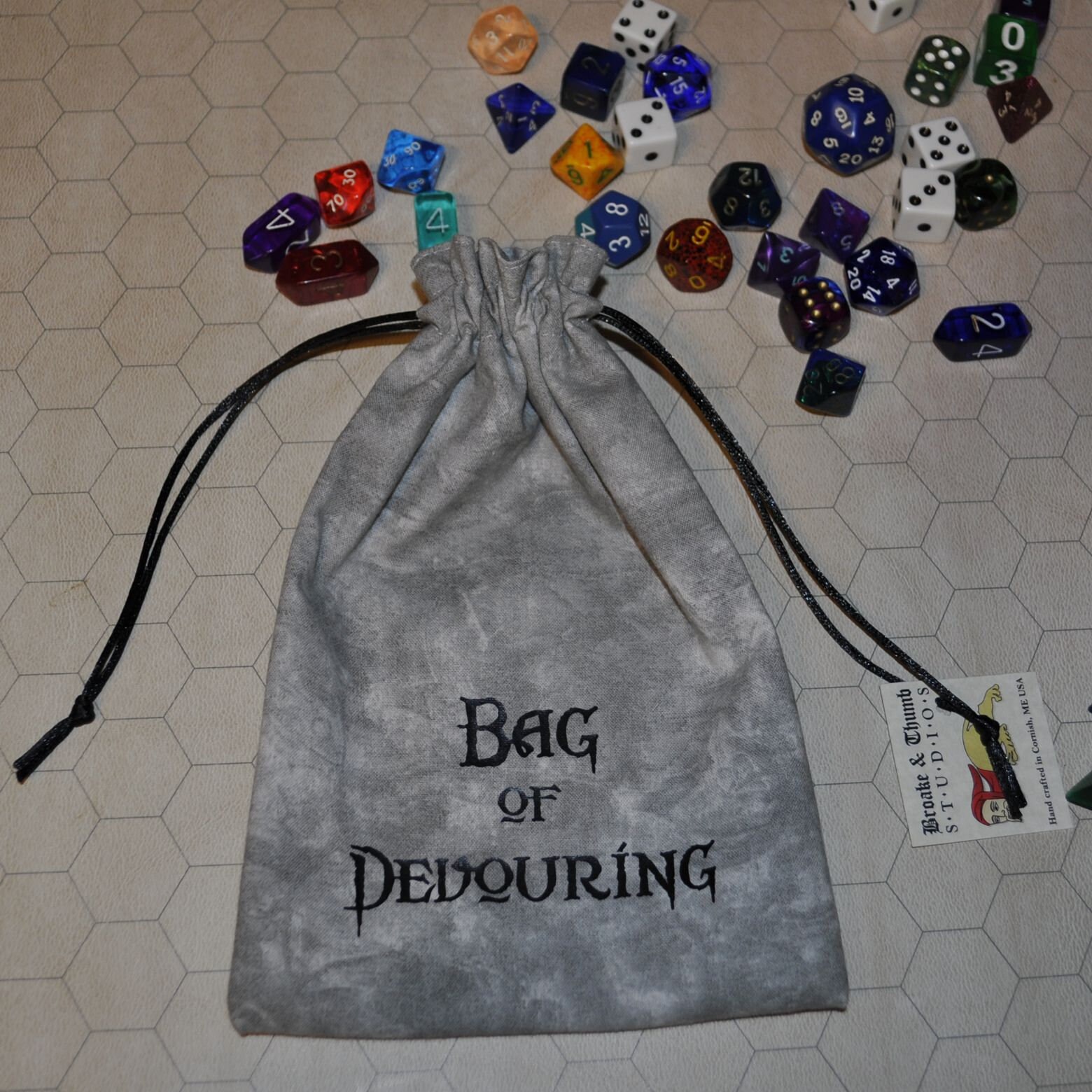 BAG de DEVOURING Dungeons and Dragons dice bag Etsy