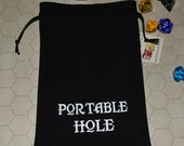 PORTABLE HOLE Dungeons and Dragons game dice bag