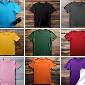 Bella Canvas 3001 Mockup Bundle: 152+ Flat Lay Apparel Displays