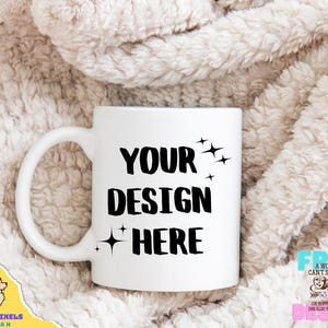 Mug Mockup | 11 oz. Ceramic Mug Mockup | White Coffee Mug Styled Stock Photo | Winter Mug Mockup | Fall Mug | Digital JPEG IMAGE