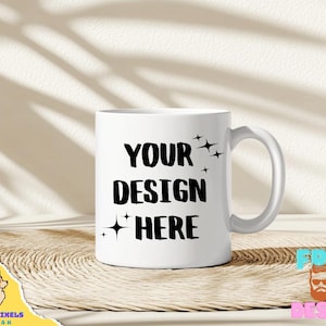 Mug Mockup | 11 oz. Ceramic Mug Mockup | White Coffee Mug Styled Stock Photo | Winter Mug Mockup | Fall Mug | Digital JPEG IMAGE