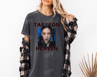 Edición especial de la camiseta Taeyeon Heaven de Kpop / SNSD / Camiseta unisex retro vintage / Camiseta Taeyeon / Camiseta gráfica Kpop / Girl's Generation